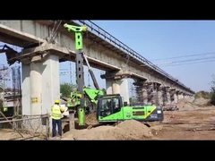 125KN / M 3.8L Düşük Tavan Kazık Rig Motor Hacmi Hidrolik Pres Kazık Makinesi