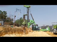 Hidrolik Alçak Tavan Sondajı Rig KR300ES 1800mm Çaplı Temel