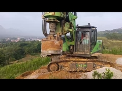 Hidrolik Piling Rig yedek parçaları temizlik boşalma kova akış için plastik yumuşak toprak katmanları