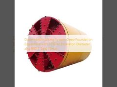 Aşağıya Mucking Sistemi Derin Temel Ekipman 3730 M Ercavaton Dlameter ve 800 T Toplam İndirim