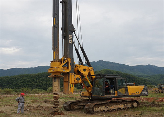 100kN Kullanılmış Dizel Kazık Ekipmanı Ekipmanı 6.5m * 2.5m * 2.8m 100kN 120rpm