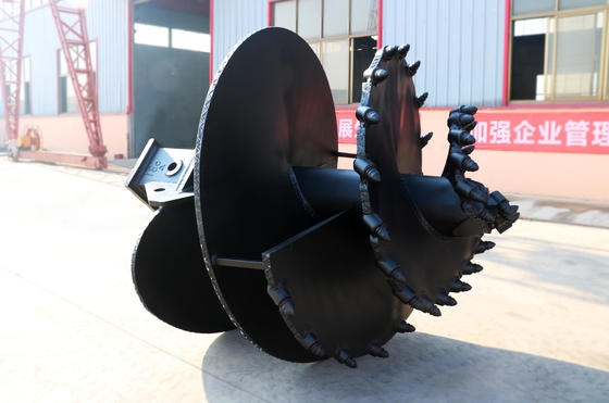 İnşaat için 2200mm Konik Burgu Sondaj Aleti Kaya Çekirdekli Matkap Kovası