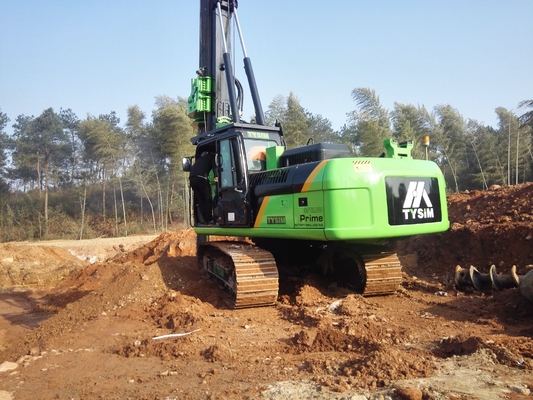 120rpm Kullanılmış Kazık Sondaj Ekipmanları 50m Derinlik 6.5m * 2.5m * 2.8m 1.5m Çap