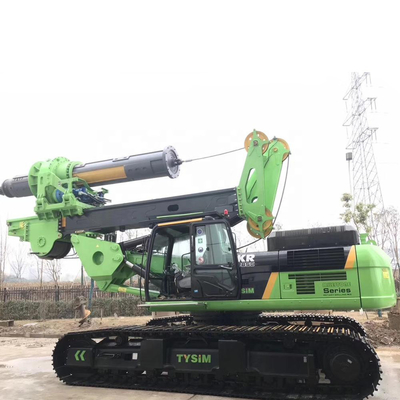 Mühendislik Mini Sondaj Rig Döner 62M için KR360C Hidrolik Kazık Makinesi