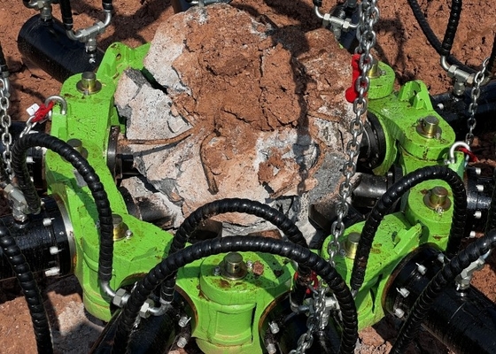 1800mm Hidrolik Kazık Kesici Kaya Kırıcı Beton Kazık Kesme Makinesi