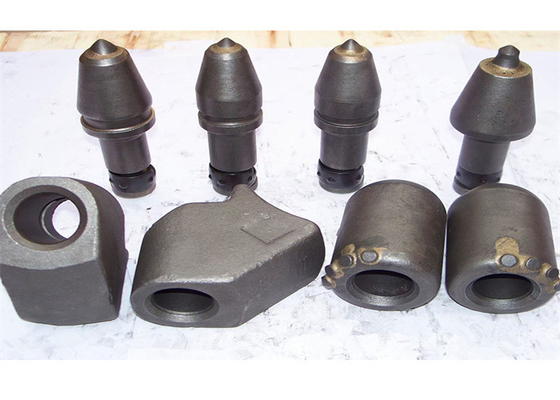 Kazık Delme Aletleri İçin Kullanılan Derin Temel 19mm Yuvarlak Şaftlı Keski