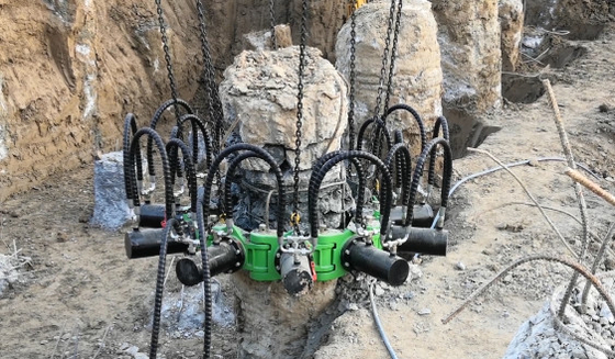 Hızlı Montaj Hidrolik Pile Breaker KP Serisi 350-450mm Piller için