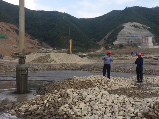 75W Elektrikli Vibroflot Makinası Zemin İyileştirme Temel İnşaatı