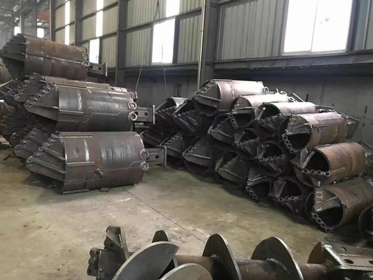 Kazık Temel Delme Aracı Kovalar Açık Tip Kaya 30mm