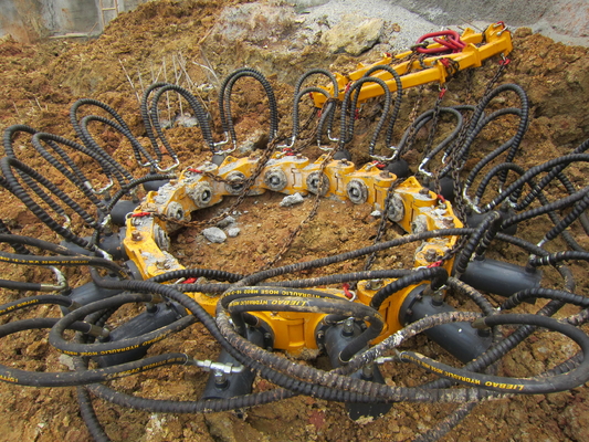 Ağır Silindir Kazık Kesme Makinası Ekskavatör Ataşmanı KP315 KP380 600kN
