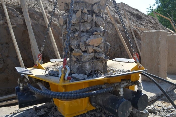 İnşaat için Mini Ekskavatör Hidrolik Kazık Kırıcı Düşük Gürültülü KP400S