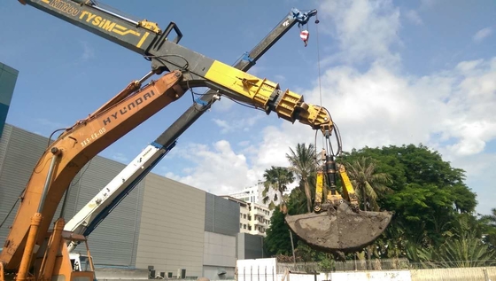 KM Serisi Kapaklı Teleskopik Kol, Vinçli Forklift Kolu Ekskavatör Uzun Erişimli