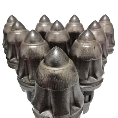 Burgu Yuvarlak Şaft Mermi Dişleri Bit 25mm Kaya Kovası
