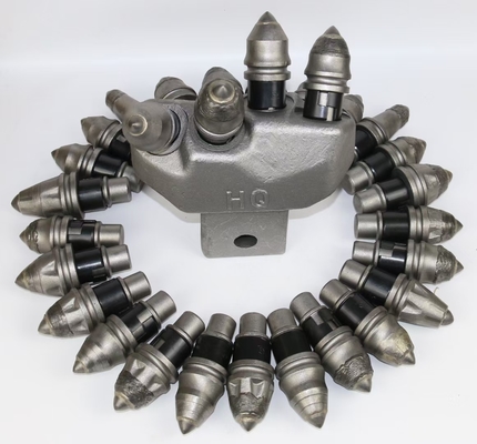 Kanal Kazıcı Tungsten Karbür Mermi Dişleri C31 C21 22mm Kesme Uçları