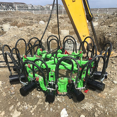 34.3mpa Hidrolik Kare Beton Kazık Kırma Makinesi 135mm