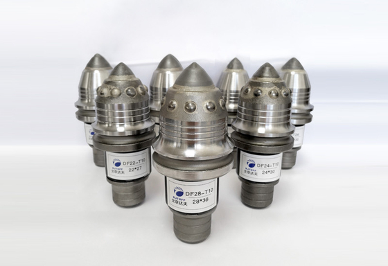 DF3050 Döner Sondaj Rig 22mm için Delme Kesme Aletleri Mermi Kaya Dişleri