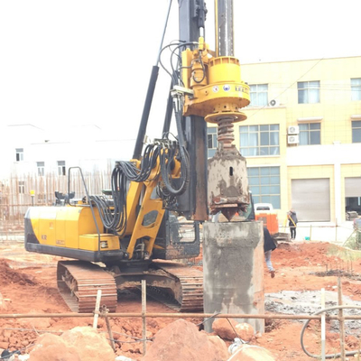 20m Derinlik Küçük Kazık Sürücü Matkap Rig Hidrolik Döner Jeoteknik 2700mm