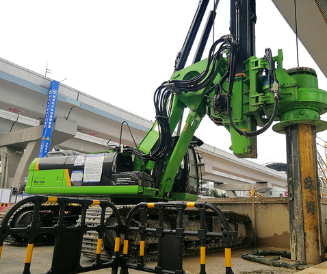 600mm Çaplı Teleskopik Kısıtlı Alan Kazık Rig 200kN Kalabalık Kuvveti