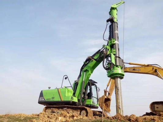 Özelleştirilmiş Hidrolik Sondaj Kazık Çakma Rig 5.6kw / H 50 KN.M Tork