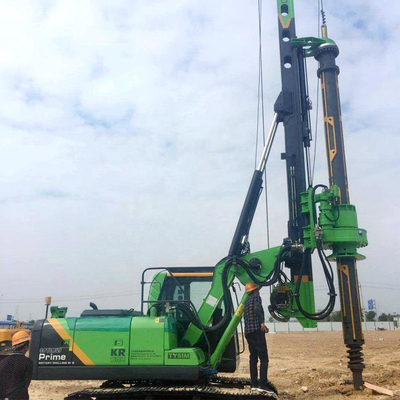 60 KN.M Hidrolik Kazık Delme Makinesi Çin Şasi 20m 30 Rmp