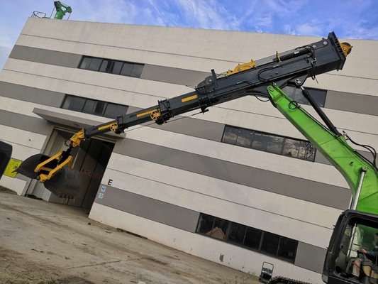 15ton Ekskavatör Max.Dikey Kazma Yarıçapı 6430mm için Gümüş Genişletilebilir Kapaklı Kol