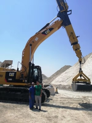 APIE KM220 Verimli ve Çeşitli Kazıcı Clamshell Teleskop Kolü Derinliği 22m