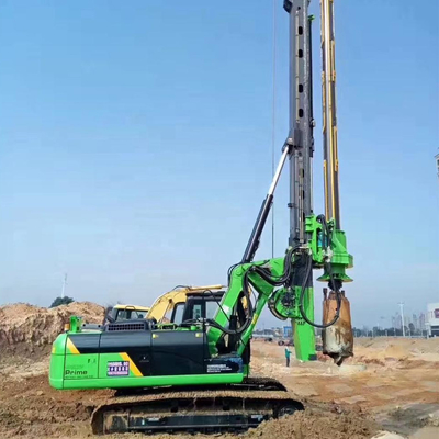 Yüksek Güvenilirlik Kazık Çakma Sondaj Makineleri Düşük Emisyonlar 90 KN.M Max Tork 3500mm
