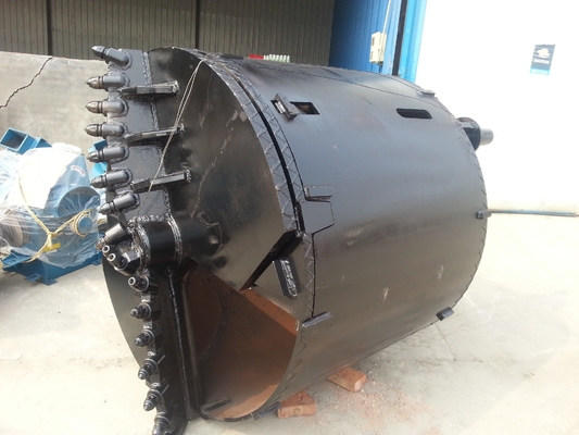 Sondaj Borusu Çamur Kovası 1200mm Çap Mermi Dişli Kaya Delme Kovası