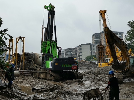 Kısa Yükseklik 8.5m Kazık Makinası 60m Sondaj Derinliği 20t Ağırlık 150kW