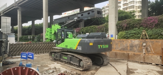 30rpm Döner Hız 8.5m ile 600mm Sondaj Sıkı Erişim Kazık Rig