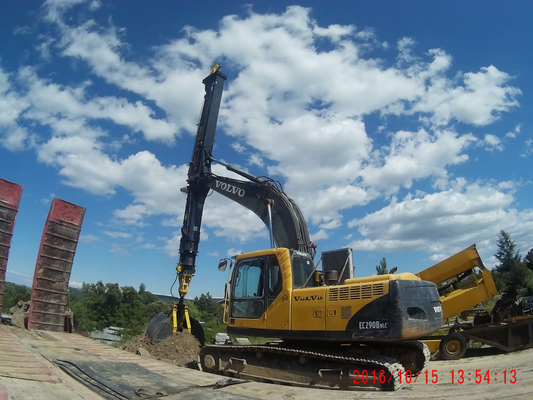 KM150 Clamshell Teleskopik Kol Uzun Boom Kazı makinesi 3.6t Hidrolik Silindir
