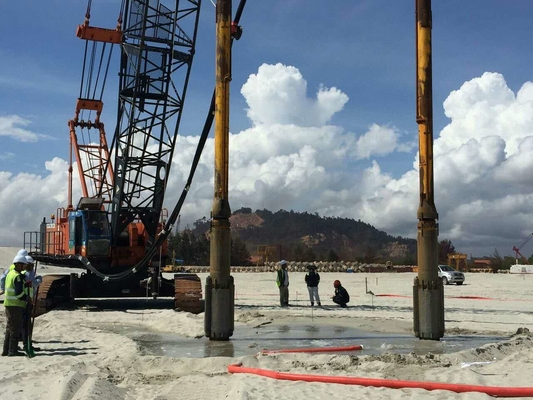 Yüksek tavsiye edilen taş sütun ekipmanları Çelik malzeme elektrikli Vibroflot inşaat için