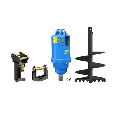Çok fonksiyonel hidrolik toprak kazıcı Akış 70-150 Lpm Döner 2717-8152 Nm
