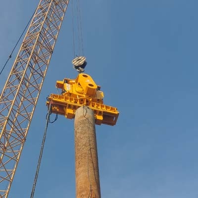 Çekiç delme makinesi Elektrikli Vibro Çekiç İnşaat için Yükleme Makineleri