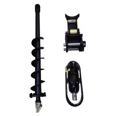 CE / ISO Backhoe Excavator Bağlantısı Hidrolik Toprak Çarpıcı Matkabı
