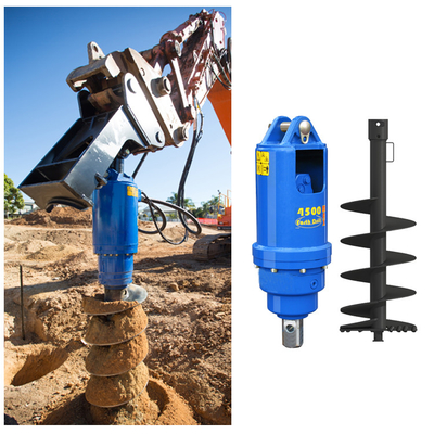 1.5-4 Ton Mini Ekskavatör matkap çapı Ekkavatör için özel toprak av makinesi