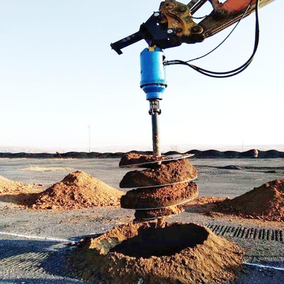 Hidrolik Kazıcı Kirli Kum Dağı Çiftliği için Beton Çarpıcı 1000Mm Toprak Çarpıcı Matkabı