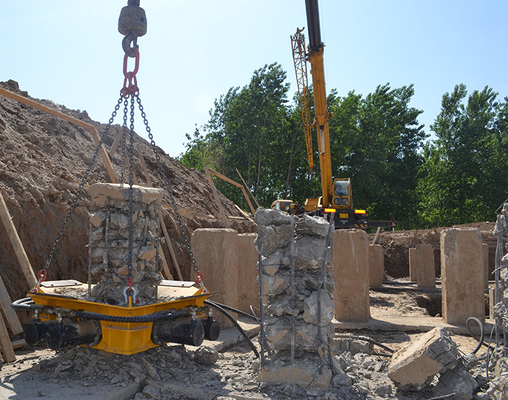 Özel Renkli Yığın Kesme Makinesi Beton Yığın Mühürleyici için Hidrolik Yığın Kırıcı