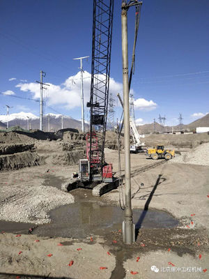 Top sürücüsü Makine Kum sıkıştırma Taş sütunu Derin Toprak iyileştirme Üst Besleme Vibroflot