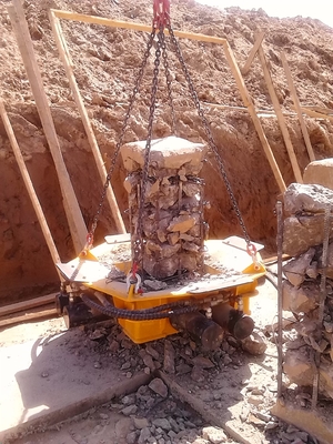 Kazı makinesi Hidrolik Beton Çekiç Yığın Kesicisi KP400S/KP450S/KP500S Kazı makinesi için