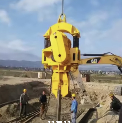 APZ150A Vibro Çekiç Elektrik Türü Sürücü Tüp ve Tüp Yığınları İnşaat için