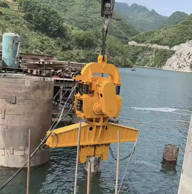 İnşaat Vibro Hammer APZ60A Elektrik titreşimli levha pil sürücüleri Satılık