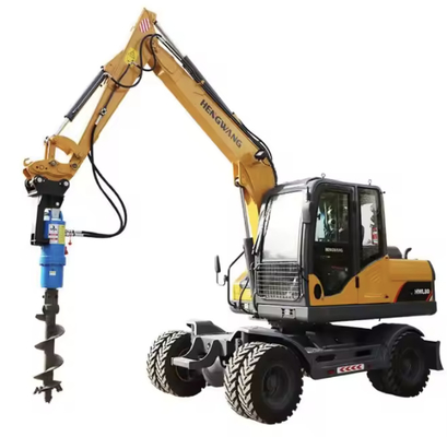 İngiliz Teknolojisi Derin Post Çukur Kazıcısı Çapı 300mm Drill Hidrolik Toprak Çarpıcıları