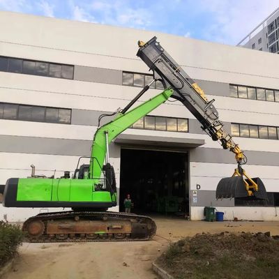 Derin kazı için uzatılabilir Clamshell Teleskopik Kol