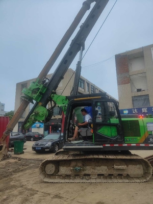 Daha iyi performans için çok aşamalı titreşim azaltma tasarımı ile kullanılan Piling Rig