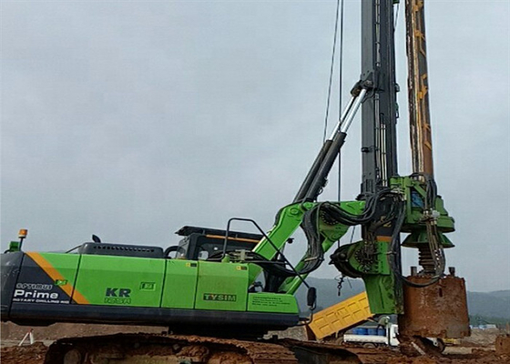 1300mm 125kNm Delik Kazık Hidrolik Çekiçli Kazık Makinesi Döner Sondaj Makinesi 3000mm