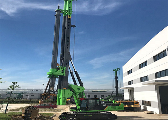 150kNm 52m Küçük Döner Kazık Makinesi Burgu Hidrolik Paletli Matkap Makinesi 100KN
