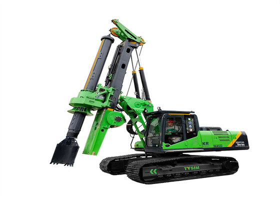 2.8Km/H 3.8L Hidrolik Matkap Rig Mekanik 125KN/M Döner Sondaj Rig