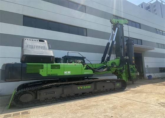 320KnM Döner Kafa Sondaj Rig 34.3mpa Hidrolik Paletli Matkap Makinesi