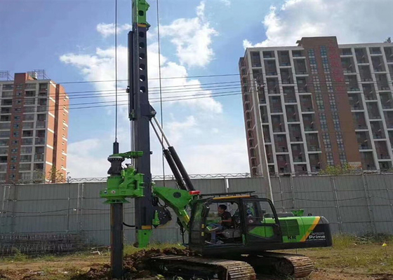 140KN Helisel Kazık Sürücüsü Hidrolik Çok Fonksiyonlu Ekskavatör Sondaj Makinesi